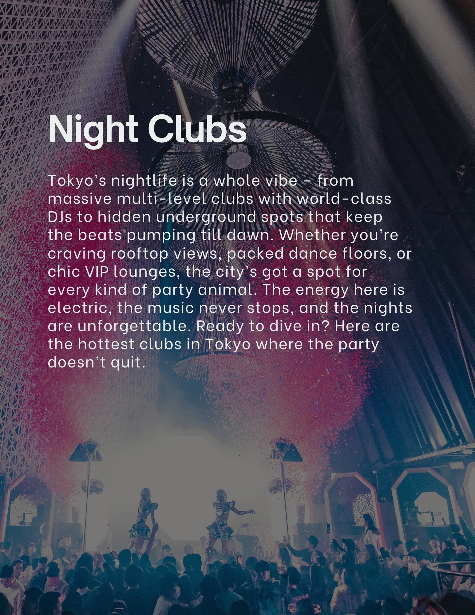 Tokyo Nightlife Guide - 40+ Hidden Nightlife Gems - My Store