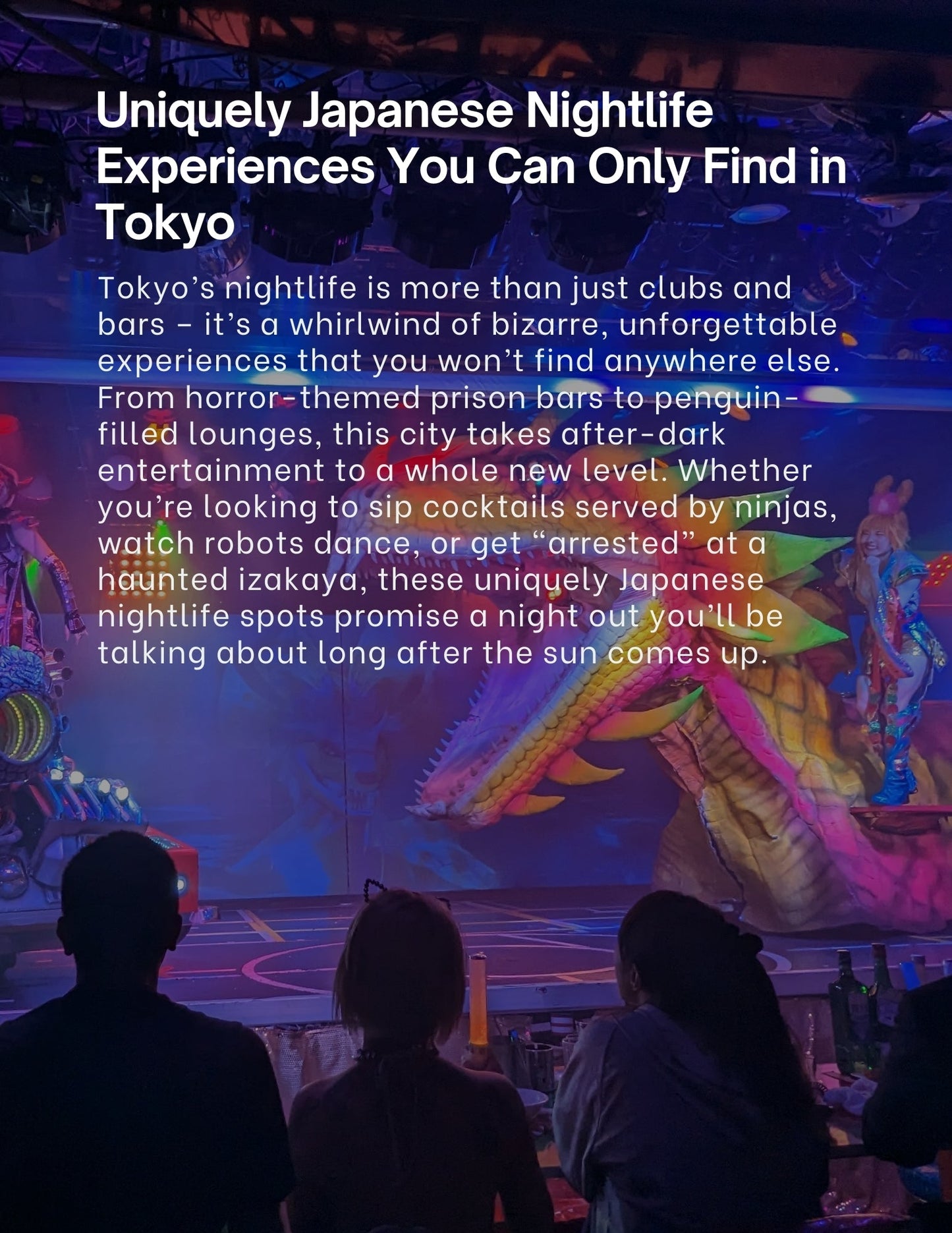 Tokyo Nightlife Guide - 40+ Hidden Nightlife Gems - My Store